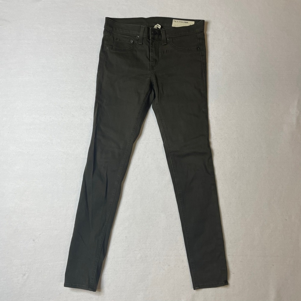Rag & Bone/JEAN Olive Green Legging‎ Womens Size 27 Skinny Pants Casual Denim